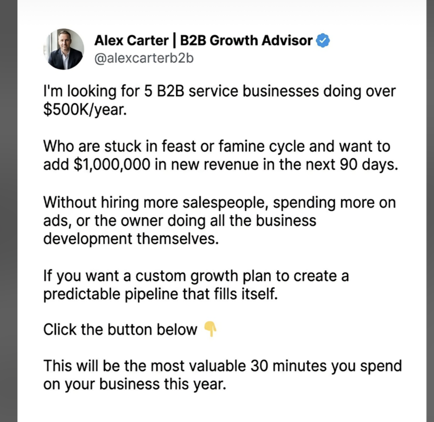 Social post · Grow without extra hires