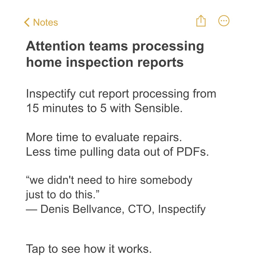 iPhone Notes · More reports, same team additional example